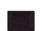 Jet Black Square Paper Plates | 7" | Pack of 20 | Party Supply
